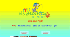 Desktop Screenshot of petsittingnearyou.com